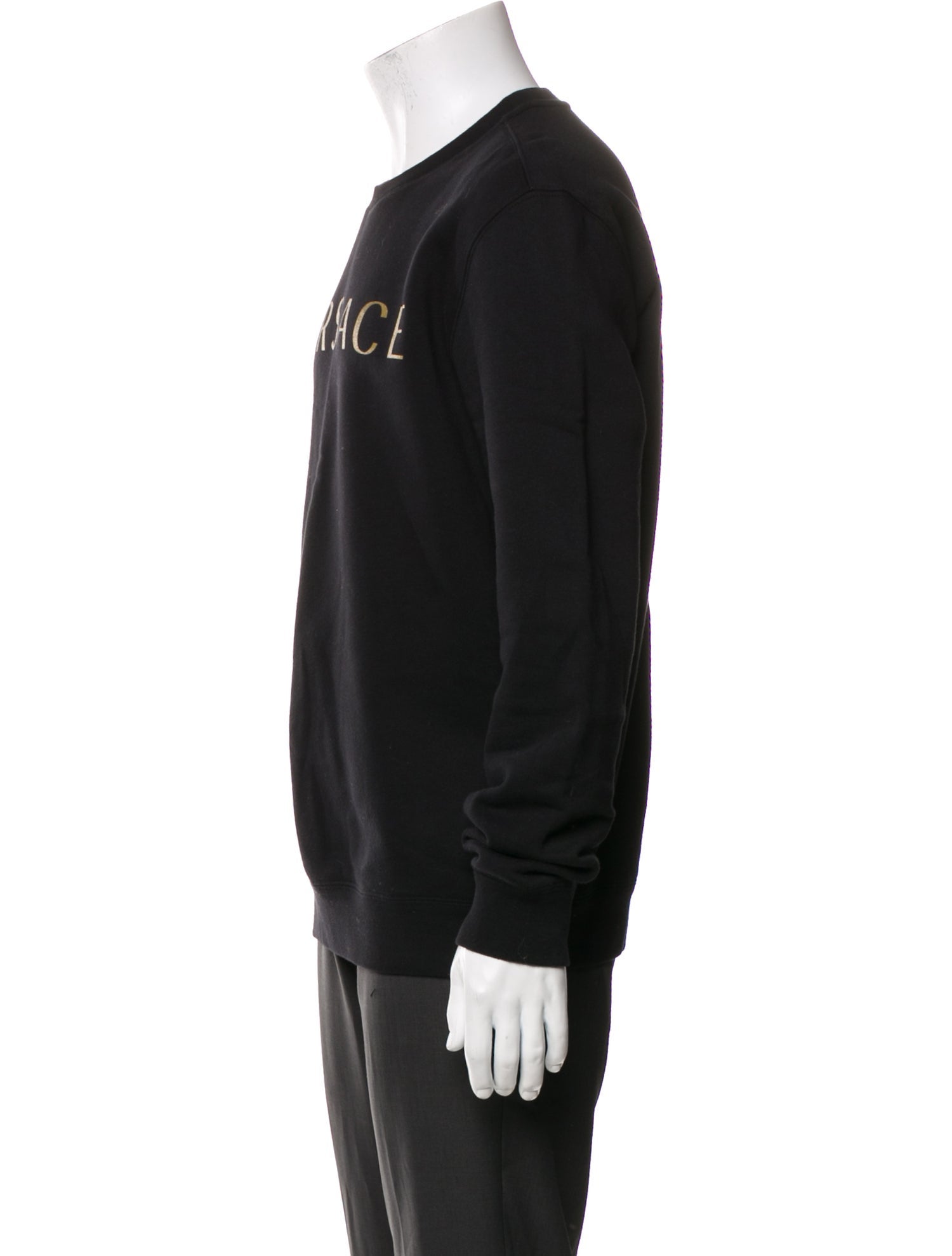Versace Graphic Print Crew Neck Sweatshirt