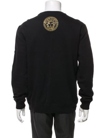 Versace Graphic Print Crew Neck Sweatshirt