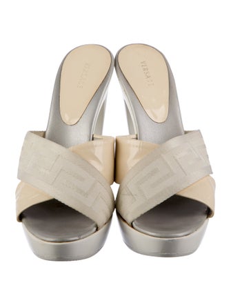 Versace Patent Leather Slides