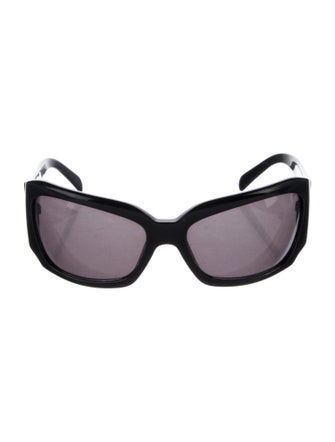 Versace Oversize Tinted Sunglasses