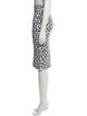 Versace Animal Print Knee-Length Skirt