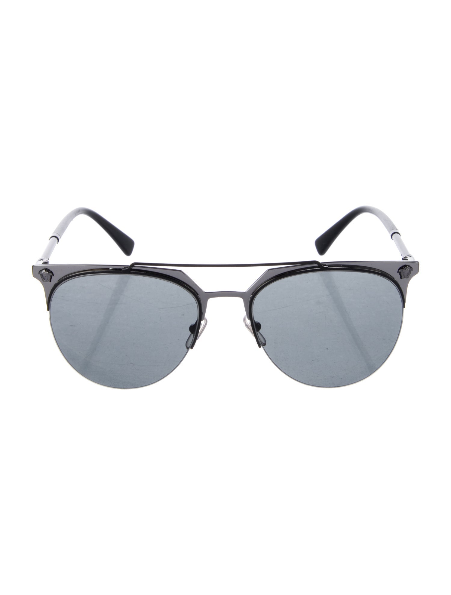 Versace Medusa Insignia Aviator Sunglasses