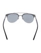 Versace Medusa Insignia Aviator Sunglasses