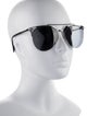 Versace Medusa Insignia Aviator Sunglasses
