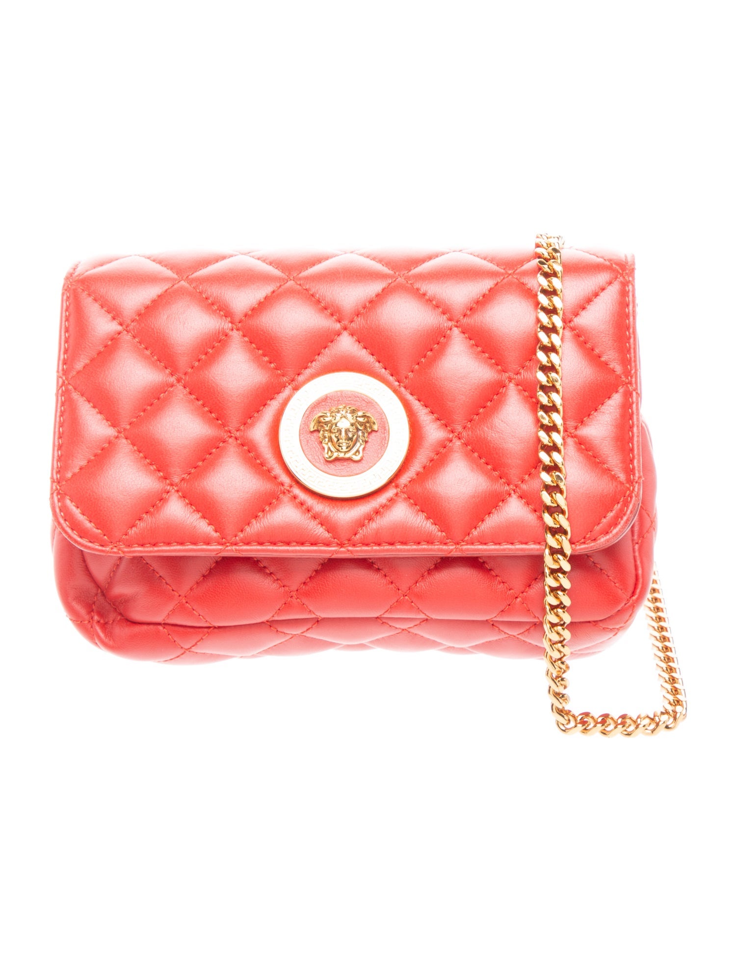 Versace Leather Crossbody Bag