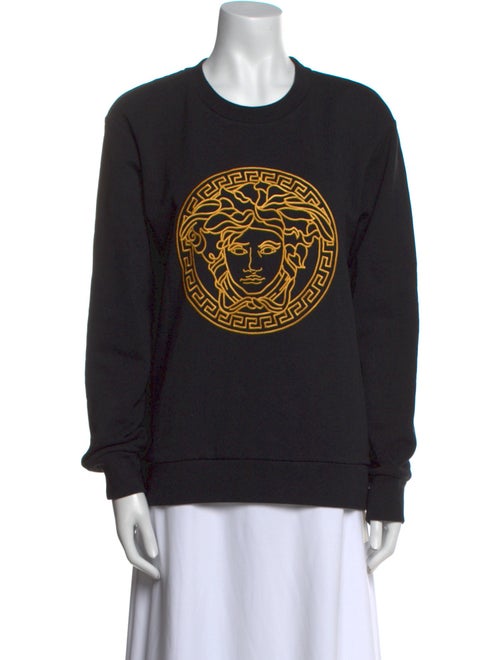 Versace Graphic Print Crew Neck Sweatshirt