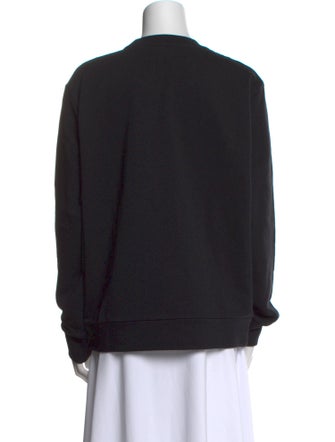 Versace Graphic Print Crew Neck Sweatshirt