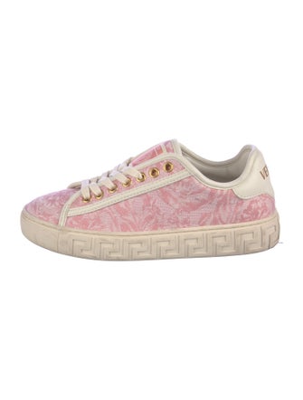 Versace Canvas Printed Sneakers