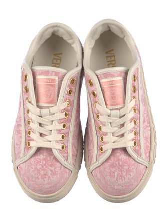 Versace Canvas Printed Sneakers