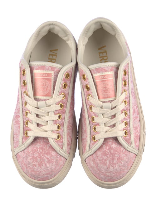 Versace Canvas Printed Sneakers