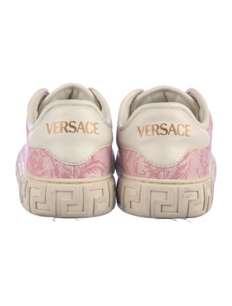 Versace Canvas Printed Sneakers