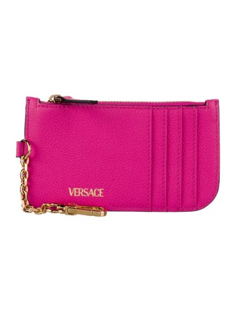 Versace Leather Wallet Keychain