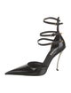 Versace Leather D'Orsay Pumps