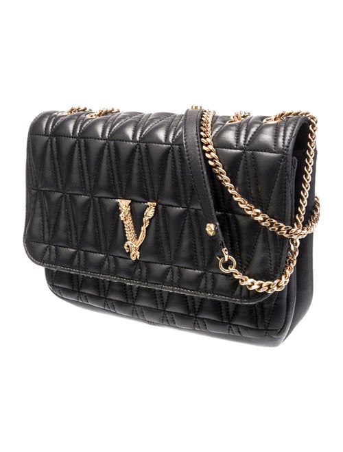 Versace Quilted Messenger Bag
