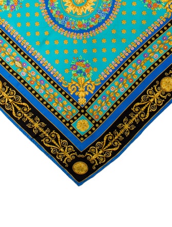 Versace Silk Printed Scarf