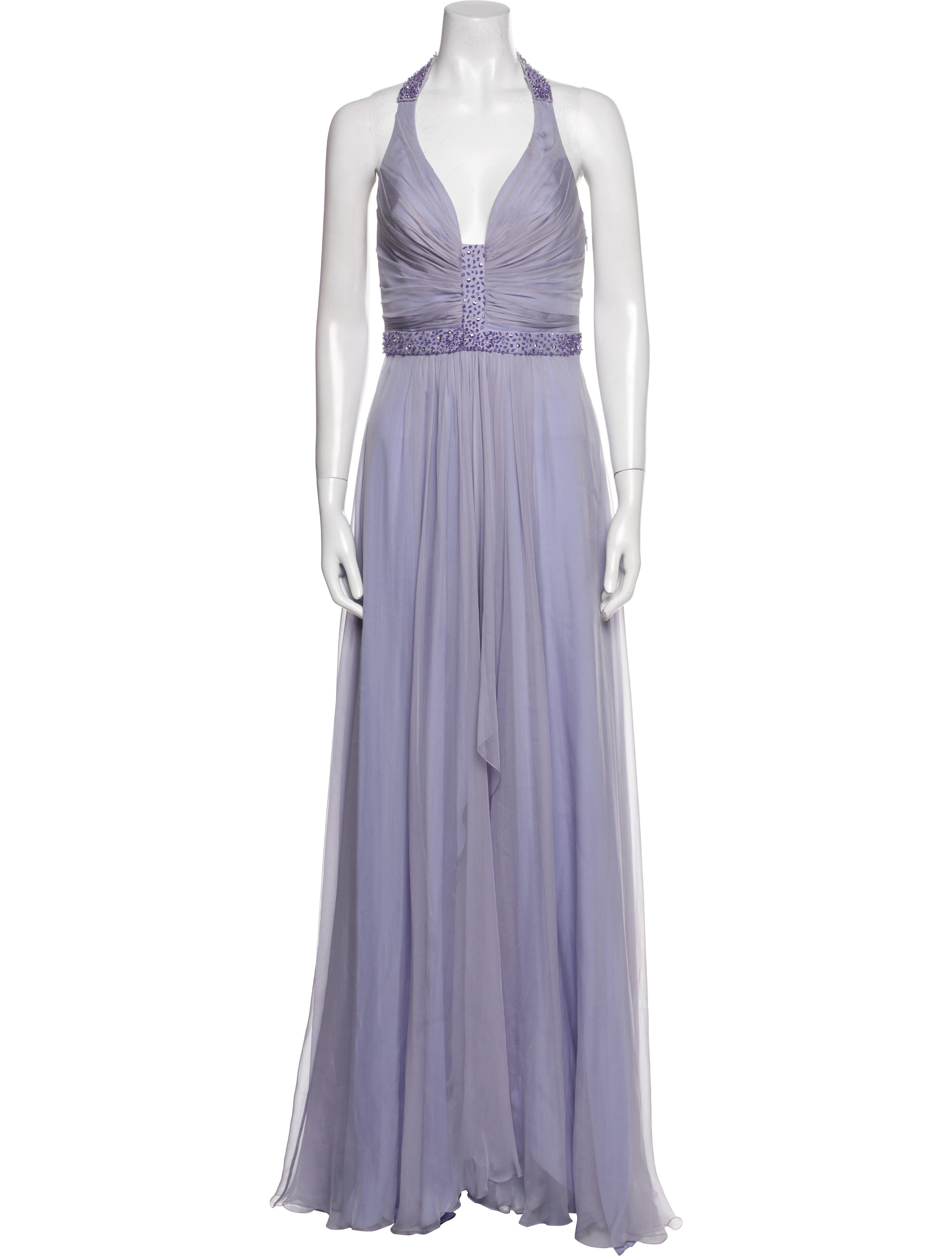 Versace Silk Long Dress