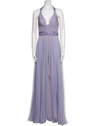 Versace Silk Long Dress