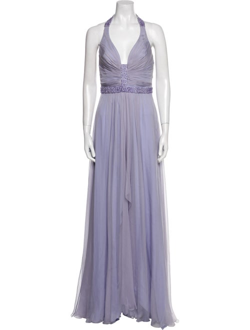 Versace Silk Long Dress