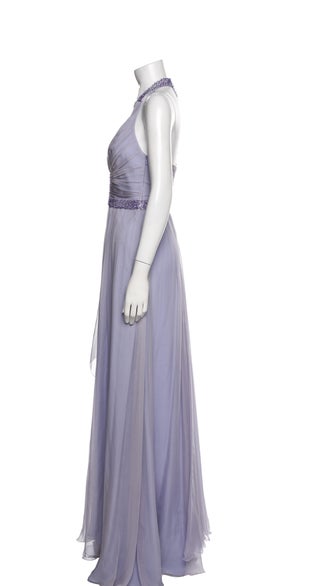 Versace Silk Long Dress