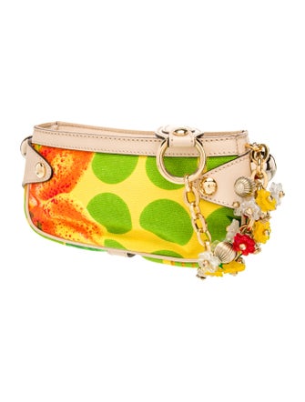 Versace Canvas Shoulder Bag