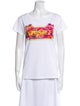 Versace Graphic Print Crew Neck T-Shirt