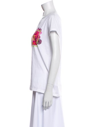 Versace Graphic Print Crew Neck T-Shirt