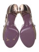 Versace Leather D'Orsay Pumps