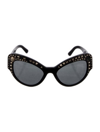 Versace Oversize Tinted Sunglasses