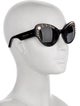 Versace Oversize Tinted Sunglasses