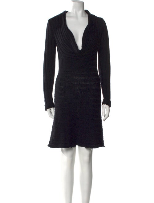 Versace V-Neck Mini Dress