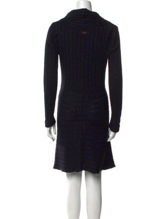 Versace V-Neck Mini Dress