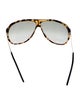 Versace Oversize Gradient Sunglasses