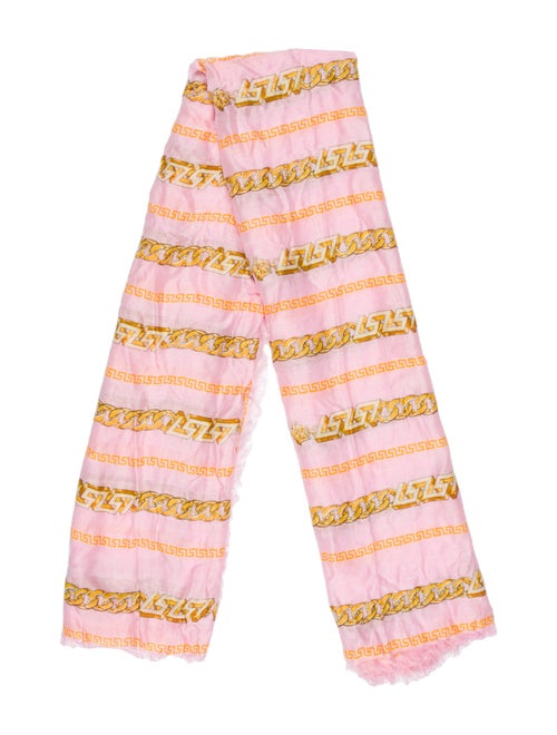 Versace Striped Scarf