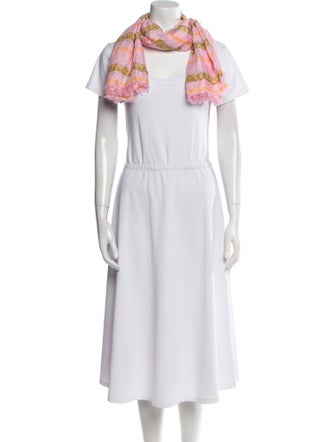 Versace Striped Scarf