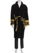 Versace Printed Sequin Embellishments Robe