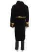 Versace Printed Sequin Embellishments Robe