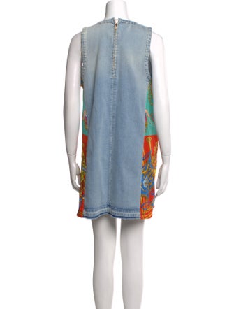 Versace Printed Mini Dress