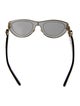 Versace Oversize Tinted Sunglasses