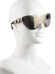 Versace Oversize Tinted Sunglasses
