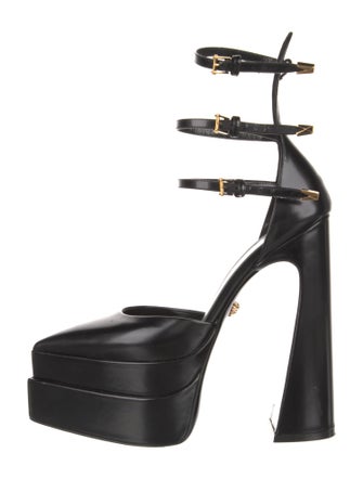 Versace Patent Leather D'Orsay Pumps