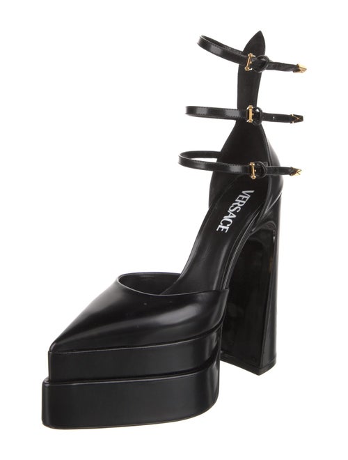 Versace Patent Leather D'Orsay Pumps