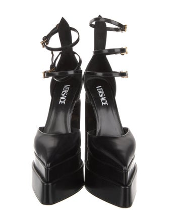 Versace Patent Leather D'Orsay Pumps