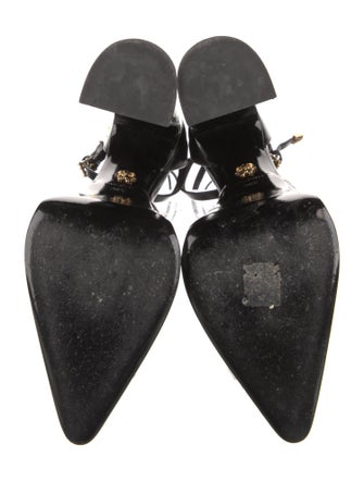 Versace Patent Leather D'Orsay Pumps