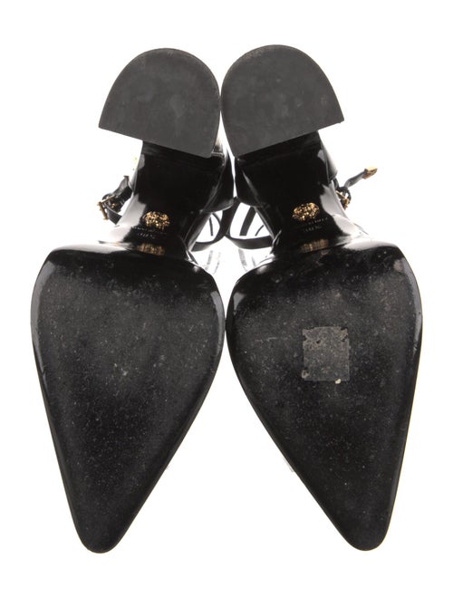 Versace Patent Leather D'Orsay Pumps