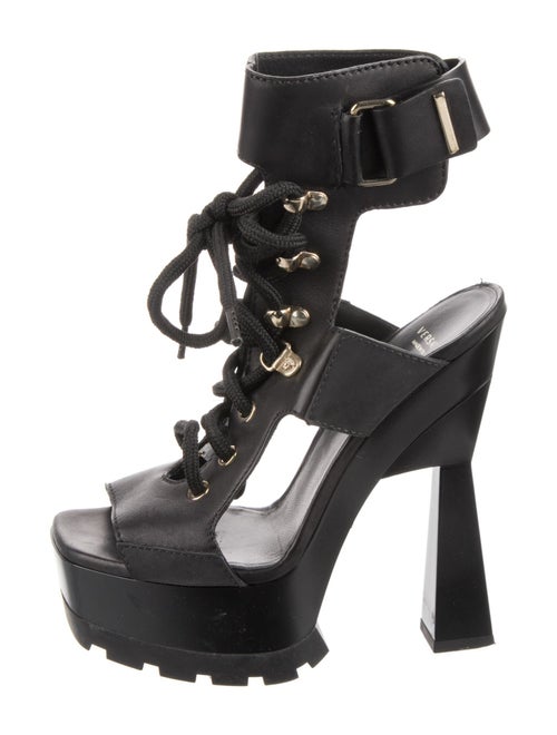 Versace Leather Gladiator Sandals