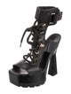 Versace Leather Gladiator Sandals