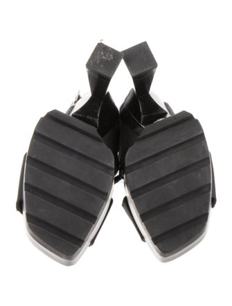 Versace Leather Gladiator Sandals