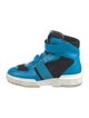 Versace Leather Colorblock Pattern Sneakers