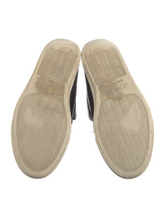 Versace Medusa Insignia Leather Sneakers