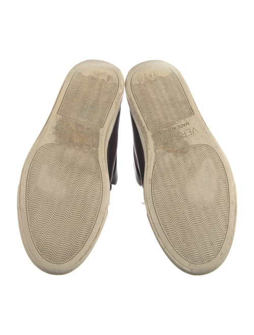 Versace Medusa Insignia Leather Sneakers